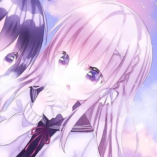 闺蜜二次元头像6_动漫_头像_森女系_素材_头像