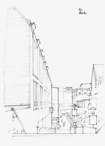 建筑,手绘,线描,速写,线稿