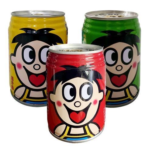 旺旺旺仔牛奶245ml铁罐装早餐牛奶儿童牛奶含乳制品原味苹果果汁味