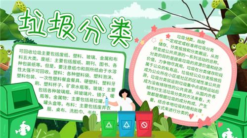 初初二垃圾分类手抄报垃圾分类手抄报