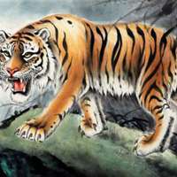 猛虎下山图片大全大图 表示猛虎下山的图片_微信头像