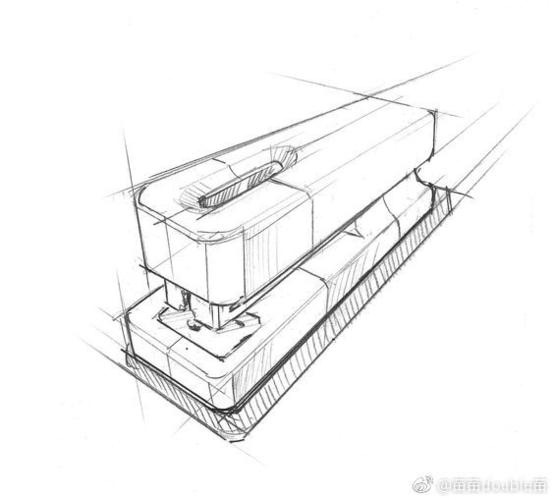 【手绘练习】长的像结构素描的产品手绘,产.