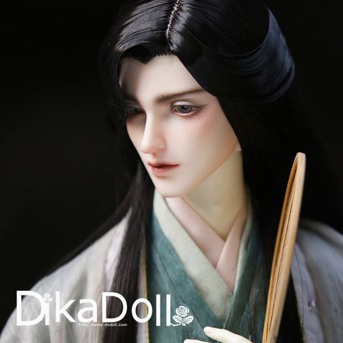 娃娃大叔古装假发古风官服艾青华风