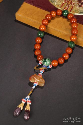 清代:【百年老蜜蜡十八子手持】