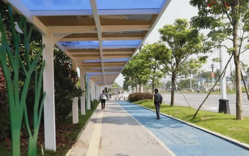 黄埔区府中心风雨连廊开始监理招标,城市慢行系统更完善!