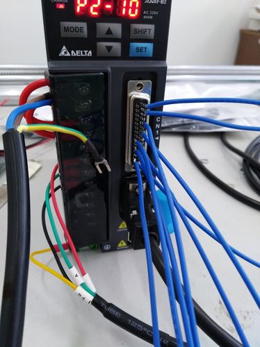 台达伺服驱动器asda b2 400w接线电机不转