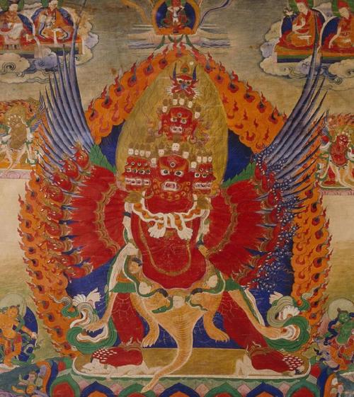 忿怒莲师(十面十八臂)