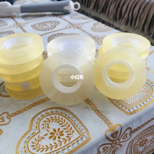 在厂家买的水晶胶带真香~_胶带_胶带粘球_兴趣爱好_文具手账