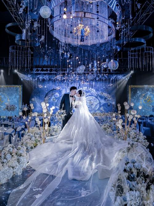 我的蓝色星空婚礼_婚礼_甜品_星空_婚纱_婚庆_浪漫_婚礼布置_婚嫁