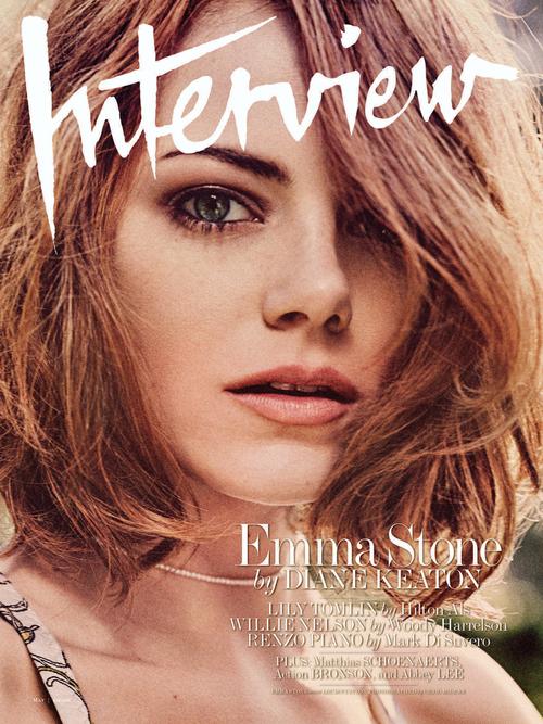 emmastone性感动人登杂志封面