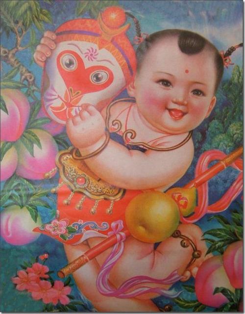 胖娃娃年画