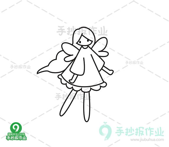 小仙子简笔画