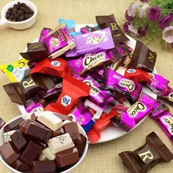 爆浆巧克力糖果夹心多味混合巧克力散装网红零食婚庆喜糖年货送礼劲爆