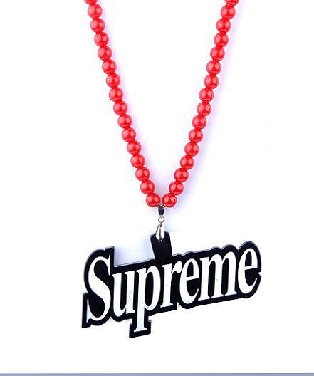 正品supreme超人滑板hiphop街舞bboy嘻哈街头金属木牌项链吊坠男商品