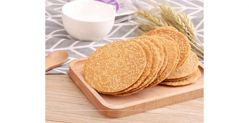 开心芝麻薄脆饼干5斤脆饼薄煎饼休闲零食糕点瓦片小童