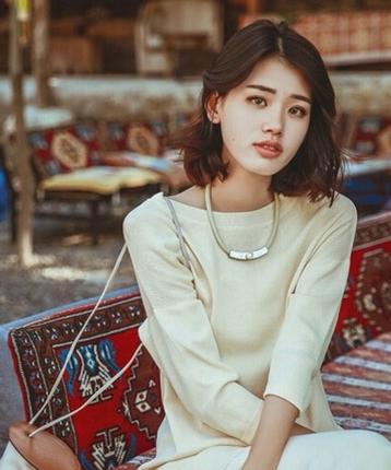 中发烫发发型图片 大展气质美女范
