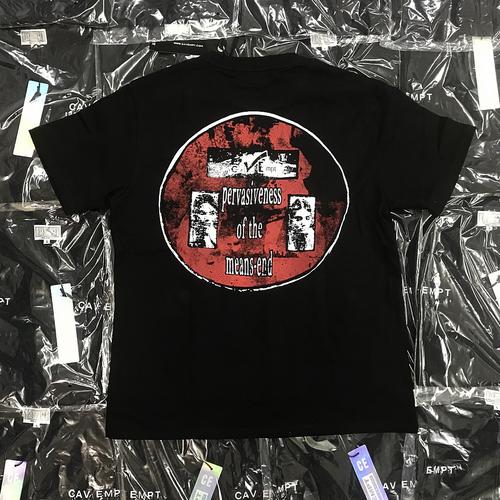 cavemptmeans-endcavemptc.e背后图案tee欧美潮牌t恤
