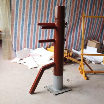 桃三先生木人桩厂家直销咏春立式木人桩铁底板木人桩吸盘式木头桩儿童