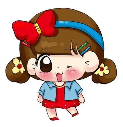 头像小女孩可爱萌高清图片卡通图片