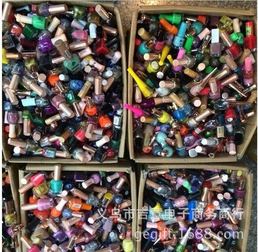 义乌小商品夜市 跑江湖地摊暴利货源批发多色混款5元一斤指甲油