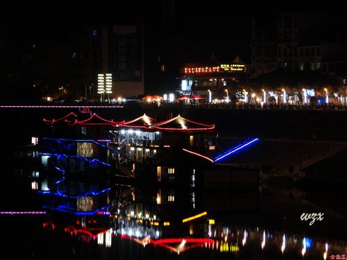 高县金线岭网友社区符江夜景 - powered by discuz!