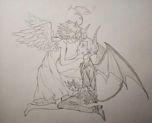 天使x恶魔「你是我孤独世界的阳.