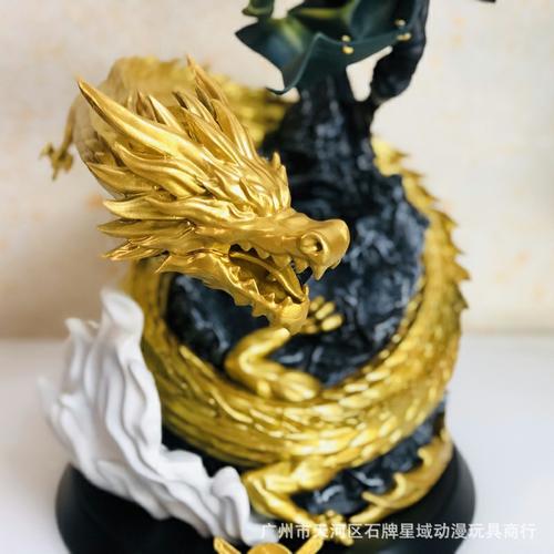 gk索隆紫色金色龙手办顶上决战7罗诺亚雕像海贼王航海