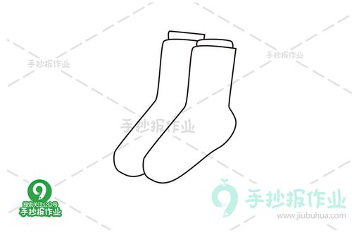 袜子简笔画