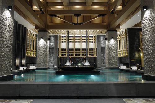 盛京冰雪季沈阳清河半岛温泉度假酒店