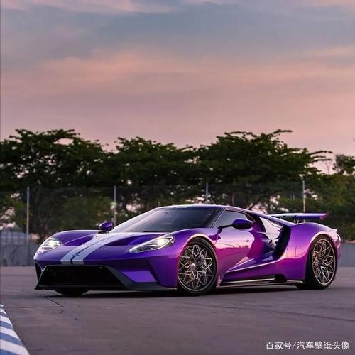 汽车头像|紫色福特ford gt