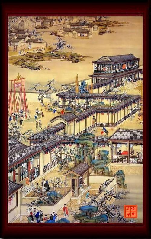 [转载]清院《十二月令图轴》