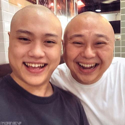 六毫子剃发后,酷似艺人林盛斌(bob).