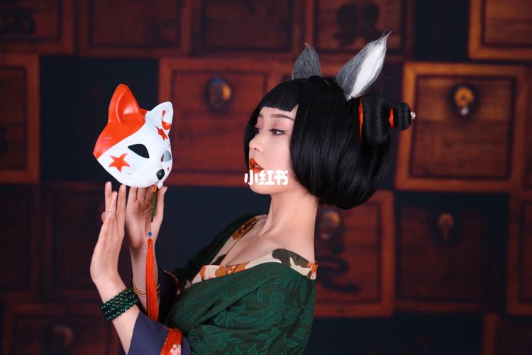 白蛇缘起里面的小狐狸～_伊人如画古风艺术摄影攻略_摄影_古风_和服