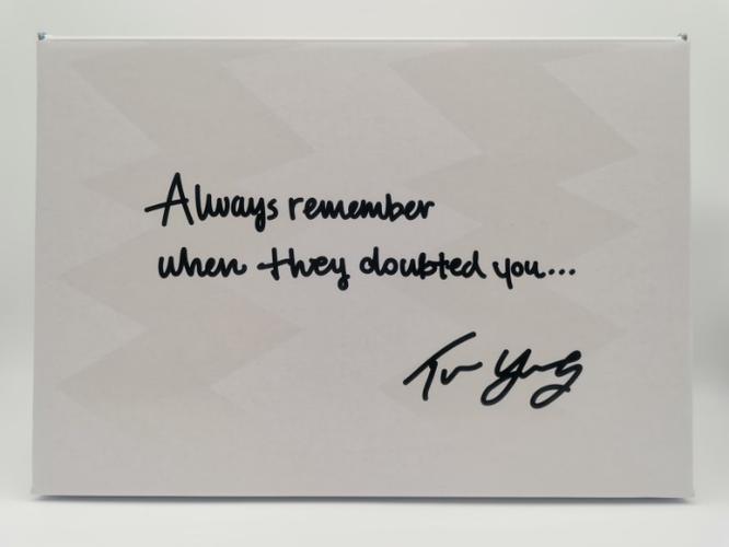 材质很硬,很稳固,好评,鞋盒上"always remember when they doubted