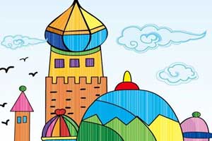 乘风破浪水彩画 乘风破浪儿童画