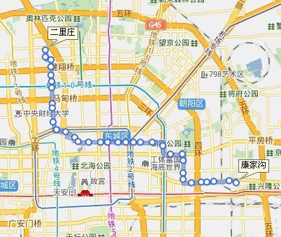 谁知道北京635路公交车线路图