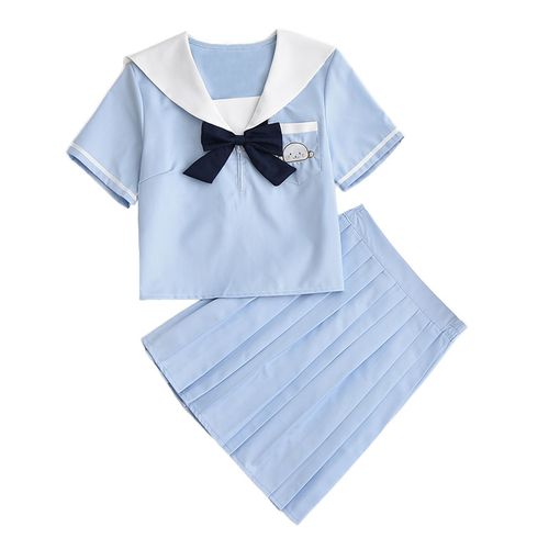 日系海军风校服班服女学生装jk制服可爱卡哇伊关西襟水手服套装