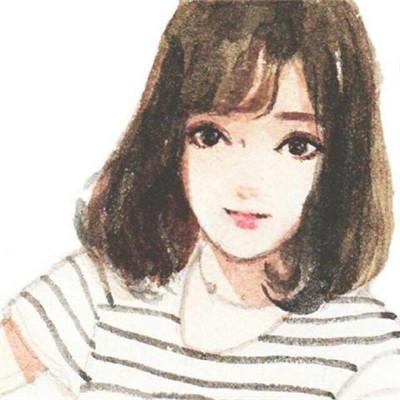 2021最新手绘女生头像唯美清新你可以幸福我愿意观望