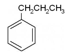 请写出丙苯的化学结构式