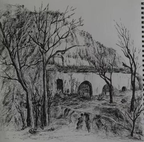 高向荣碳素笔画一