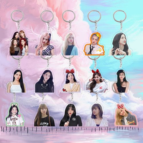 blackpink头像可爱,沙雕头像动漫可爱卡通 blackpink亚克力钥匙扣挂件可爱女lisa金珍妮金智秀朴彩英包挂饰