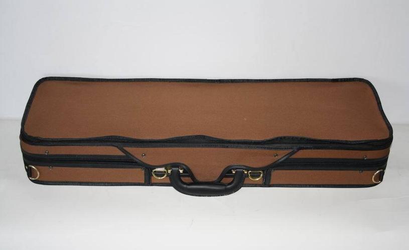 4 4**夹板黑色咖啡边小提琴琴盒手提包箱包厂家定制