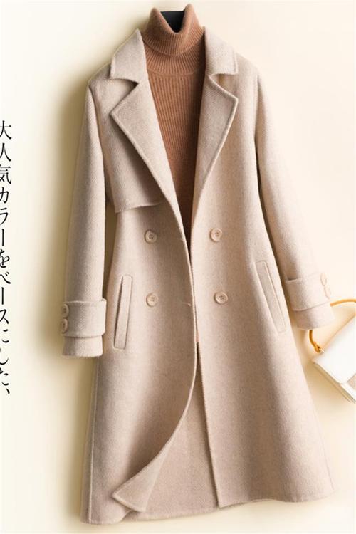 双面呢大衣