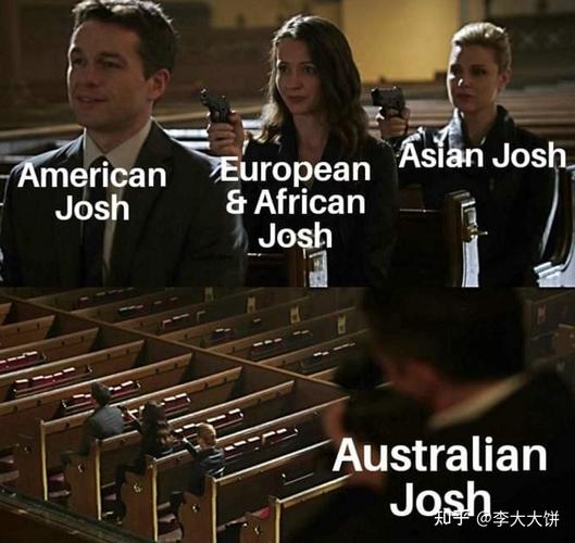 这事儿在在美国互联网上引起了一场表情包狂欢 ↓ " josh 大战的场面