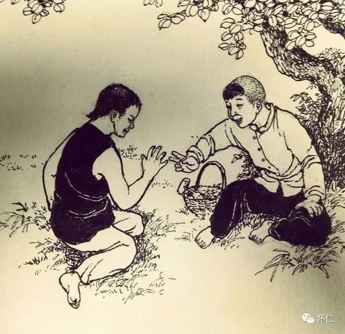 石头剪子布的形式在怀仁叫"猜咚猜"