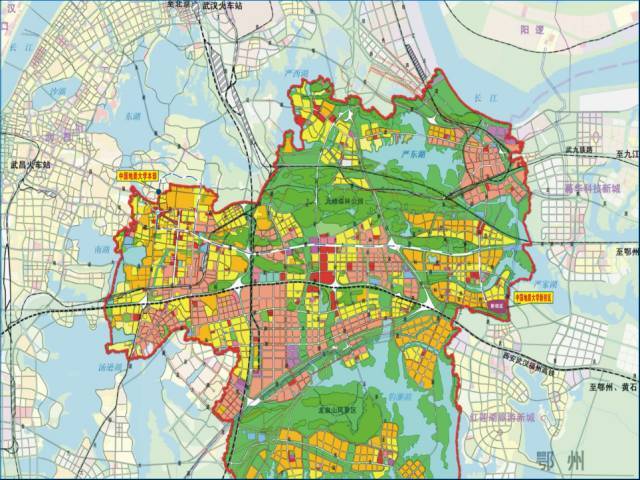 新校区项目落户武汉未来科技城,未来三路以东,柘树湾路以西,汤程路以