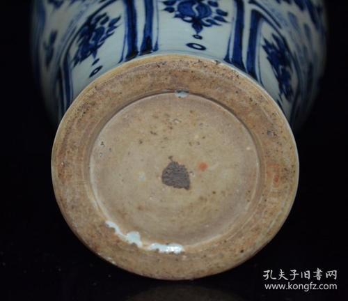 元青花人物萧何月下追韩信故事纹梅瓶一对 43x26