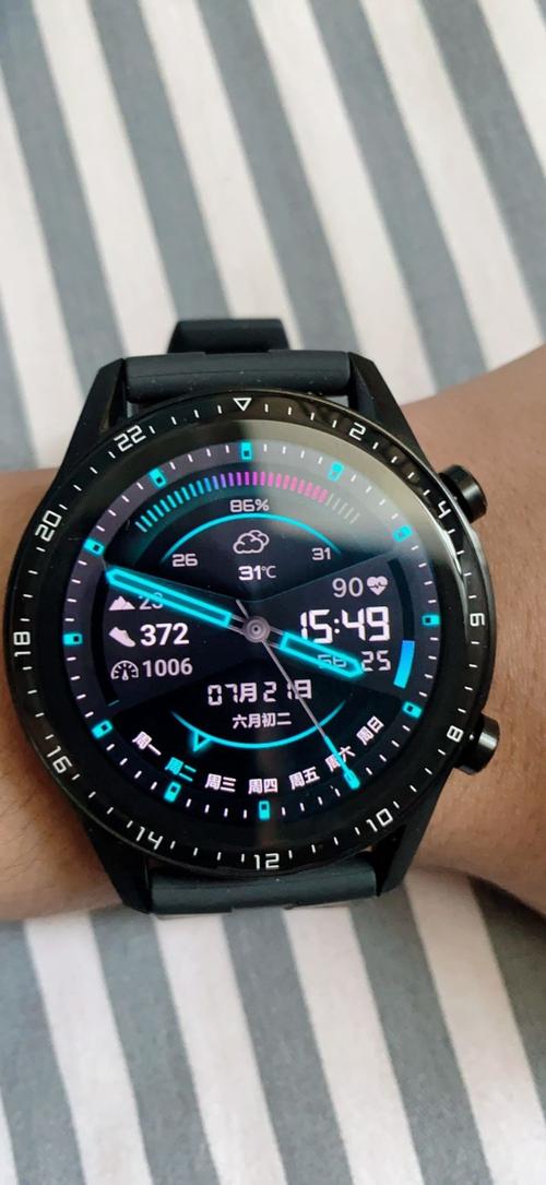华为gt第三方夜色竞速表盘