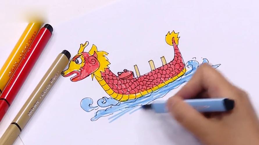 龙舟简笔画怎么画好看