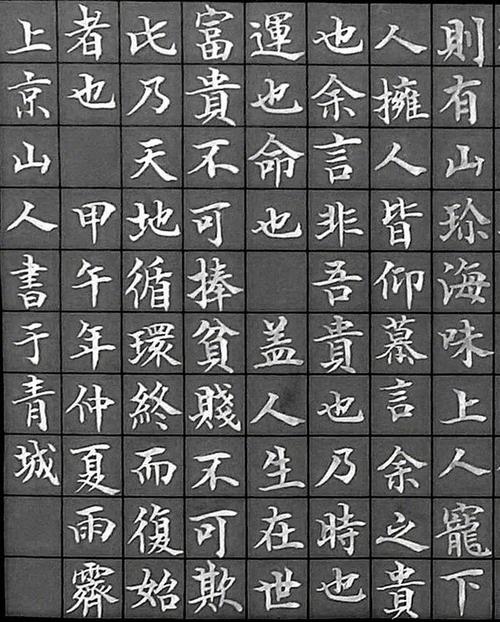 北宋状元名相吕蒙—千古奇文《寒窑赋》楷书欣赏,好文
